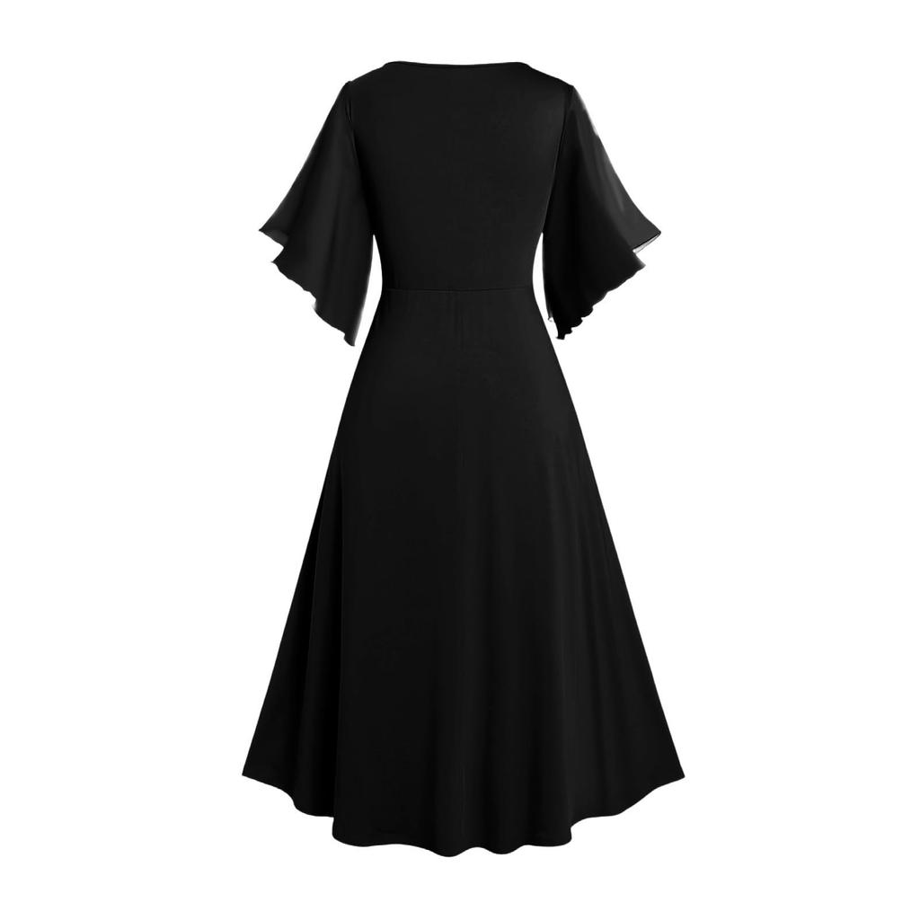 Women's Dress Dress Solid Color Slimming Gothic Style Dress