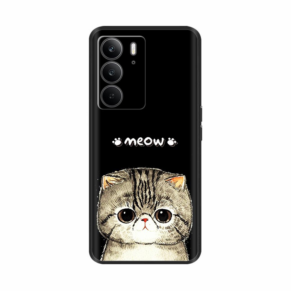 For OPPO Realme 14X Case Lovely Cartoon Butterfly Phone Case Soft Cover For Realme 14X 5G Case RMX5020 Silicone Shockproof Coque