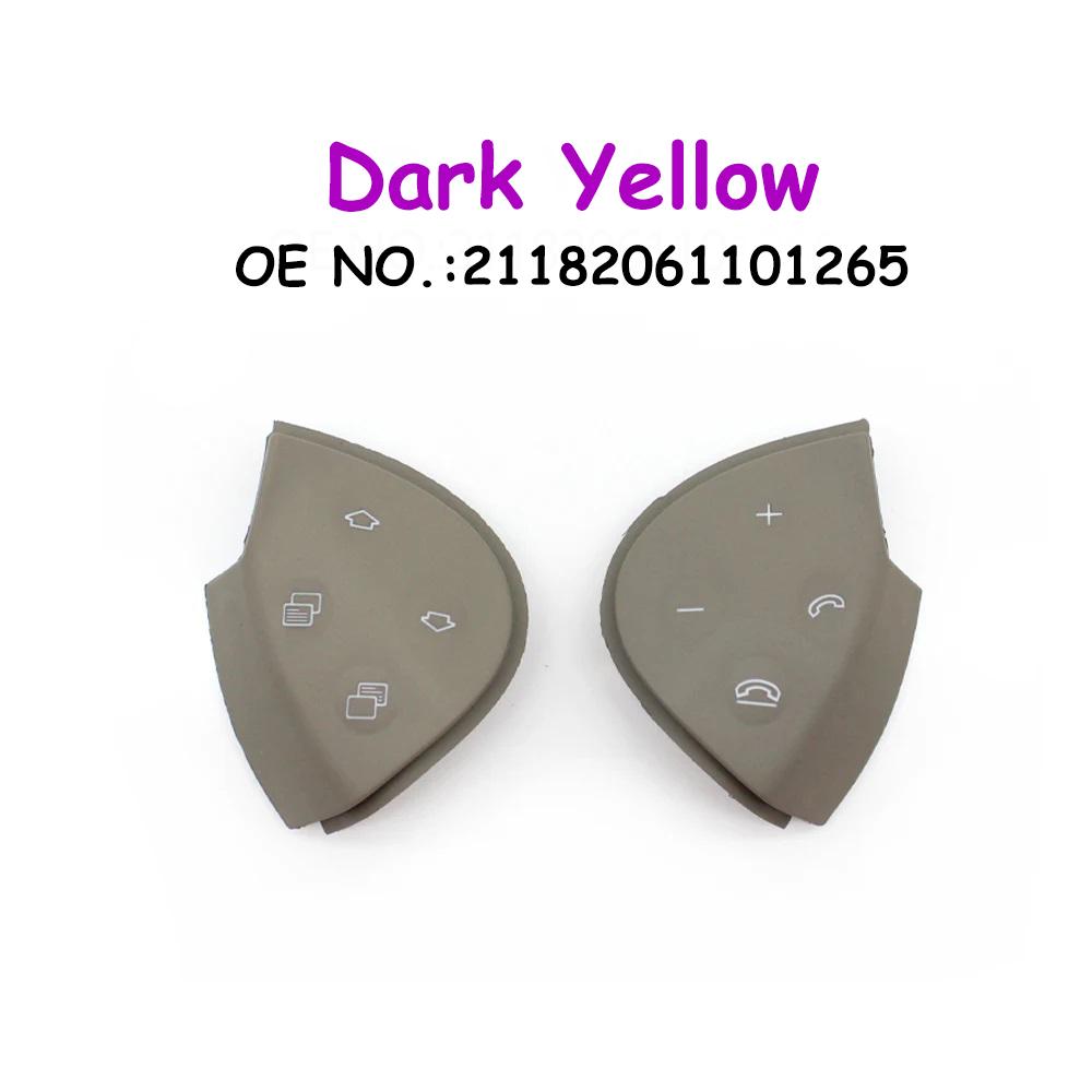 Car Interior Multifunction Steering Wheel Switch Control Button Keys Trim Cover For Mercedes Benz E Class W211 E320 E350 E550