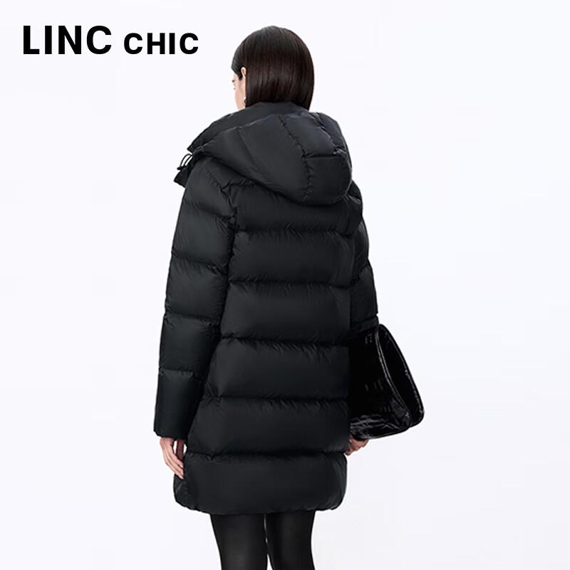 Jinyujie Women's Mid-Length Stand Collar Puffer Down Jacket