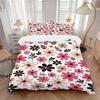 3pcs Floral Pattern Bedding Set, Breathable and Soft, Suitable for Bedroom Decor (1*Duvet Cover + 1/2*Pillowcases, No Core) Yy250821146