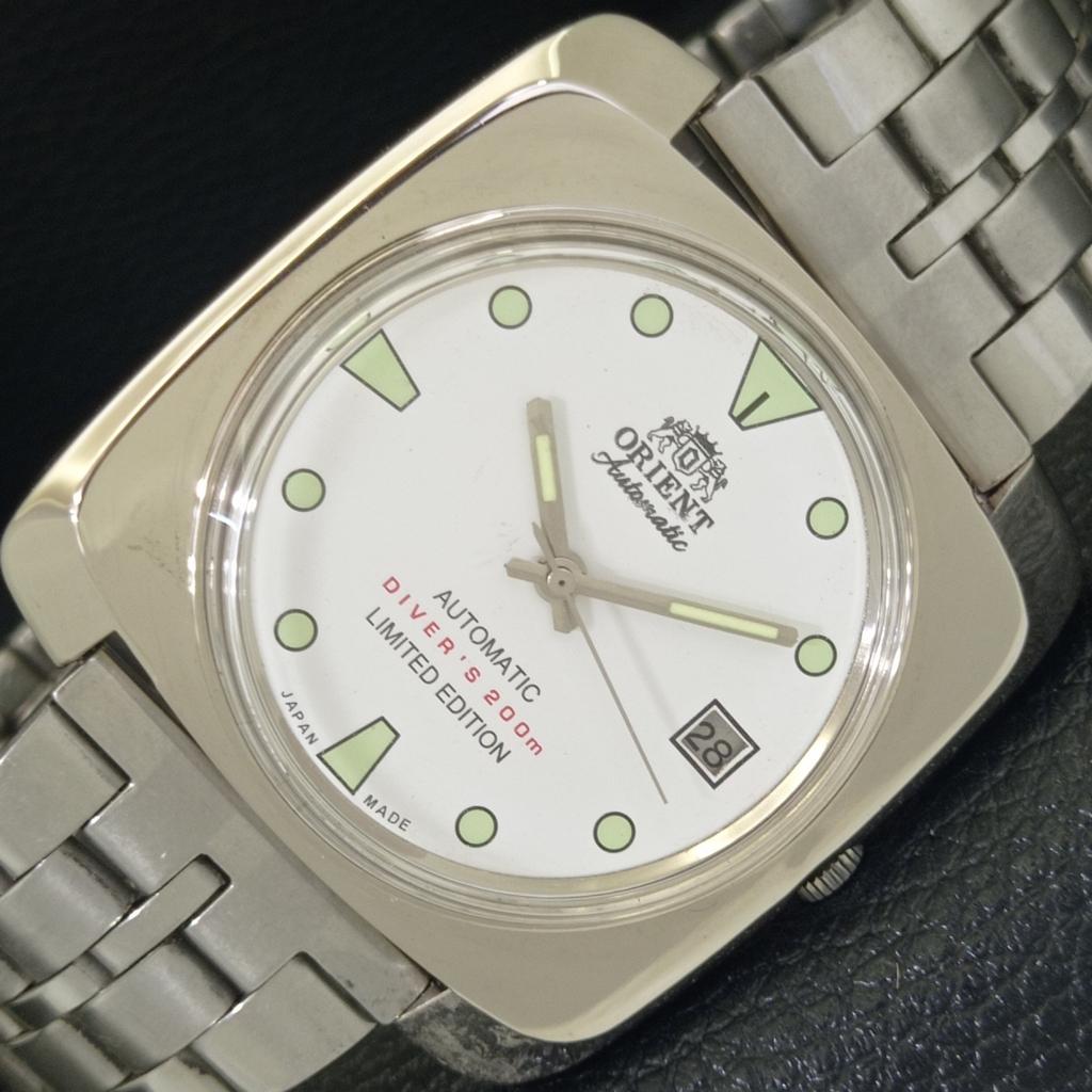 

Б/У ЯПОНСКИЕ ВИНТАЖНЫЕ МУЖСКИЕ АВТОМАТИЧЕСКИЕ ЧАСЫ ORIENT 46941 С БЕЛЫМ ЦИФЕРБЛАТОМ a702218-5 R123-a702218