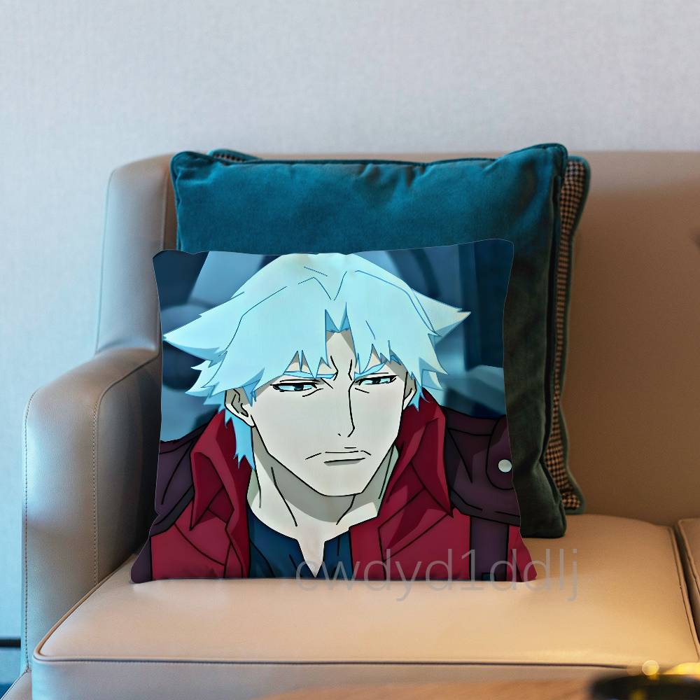 

DDevil May Cry 5 Dante Pillow Case Cover Square Sofa With For Pattern Comfortable Cushion suitable Of Room 30x30cm