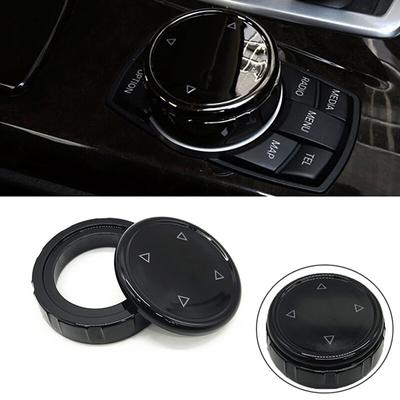 Car Multimedia Multi Media Button Cover Trim Knob Decoration Sticker for BMW 1/3/5 Series F10 F20 F30 Fit NBT Controller