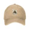 Uncle Iroh Jasmine Baseball Cap for Men Women Distressed Denim Headwear The Last Airbender Anime Activities Adjustable Fit Caps