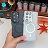 Simple Matte Transparent Magnetic For Magsafe Case For Samsung Galaxy S26 S25 S24 Ultra Plus Shockproof Hard PC Protection Cover
