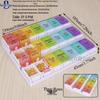 Seven-Day Pill Organizer: Morning, Noon, Night Portable Capsule Case with Large Capacity