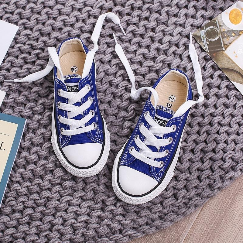 Children'S Shoes Summer Newest Girl'S Candy Color Sneakers Boy'S Canvas Shoes Baby Casual Shoes Student Nonslip Sneakers