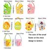 Cartoon Easter Felt Basket Cute Candy Gift Bag Multi-functional Rabbit Egg Basket  Easter Egg