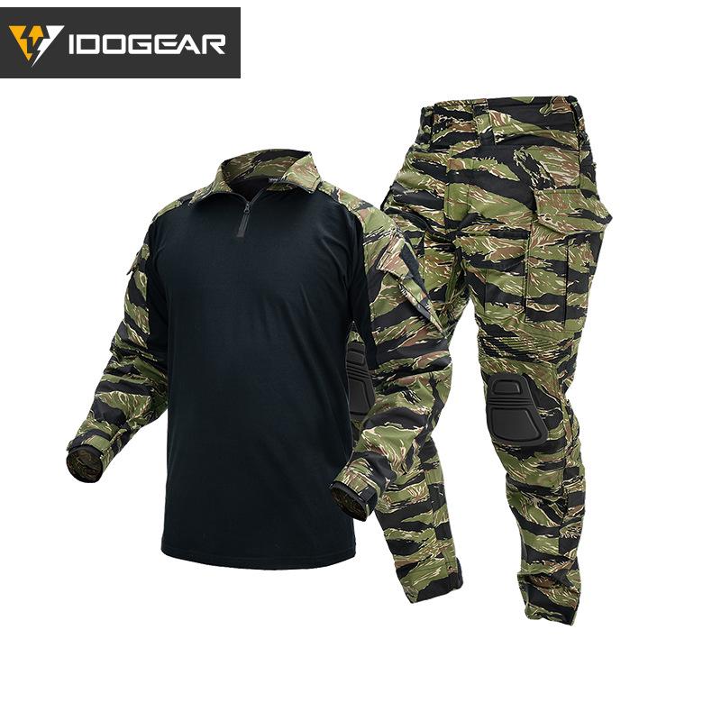 

IDOGEAR Scorpion G3 Камуфляжний Тактичний Костюм - Стійкий до Зношування, Дихаючий Військовий Штурмовий Комплект XXL