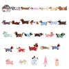Dog Embroidered Iron On Patches Adhesive Embroidery Applique For Jackets Backpacks Dress Coat Hat Clothing Decoration