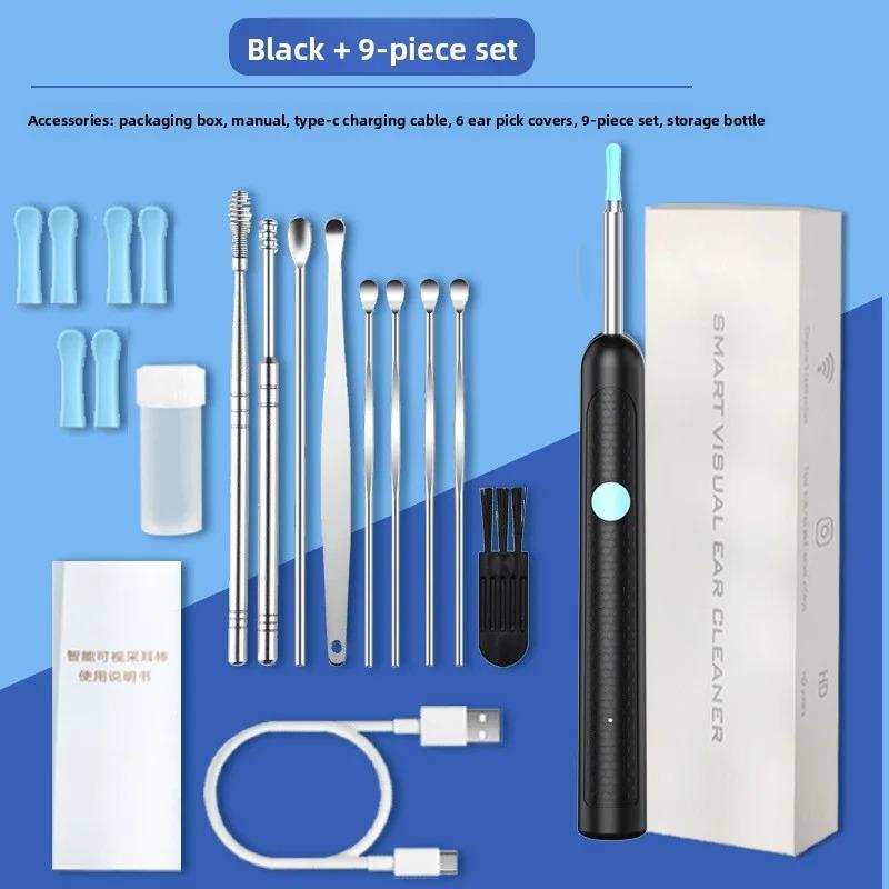 Wireless Wifi Ear Pick Otoscope Camera Luminous Ear Wax Cleaner Teeth Oral Inspection Health Care Tool
