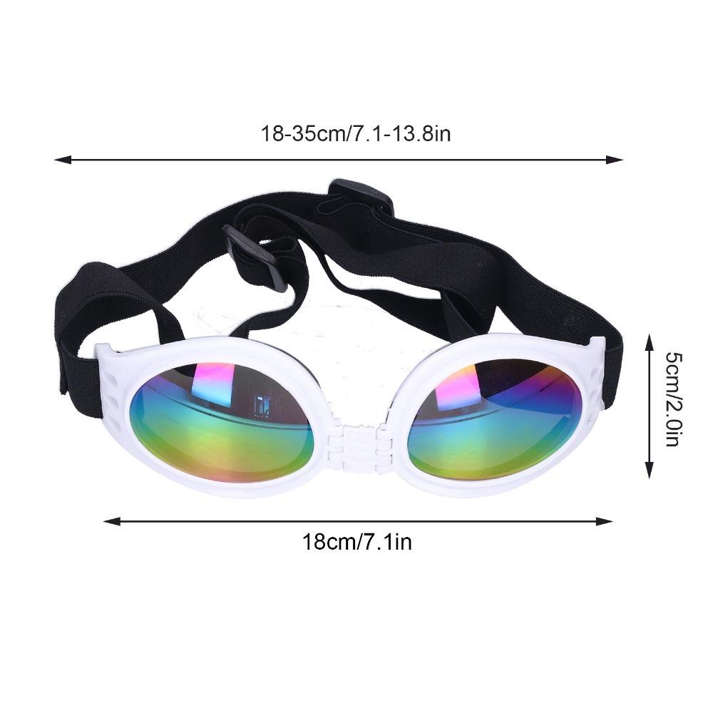 Wind Tough Dog Sun Goggles Foldable Structure Canine Goggles Pet Eyewear Summer Use