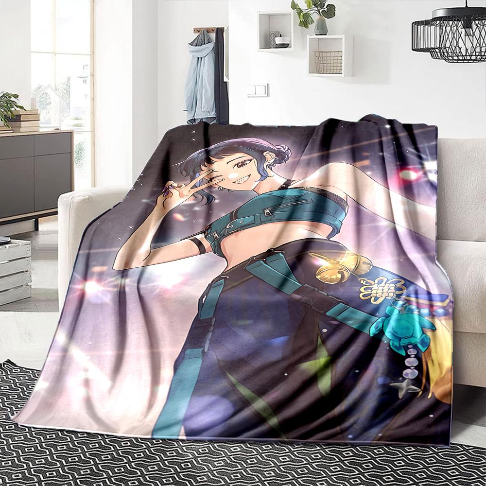 1Pc Purple Embrace Blanket For Couch Bed Plush Cozy Fuzzy Blanket Super Soft Warm Blankets For Fall And Winter 0918203