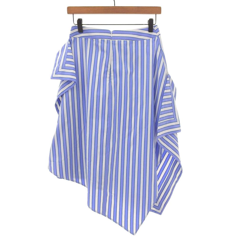 J.W.Anderson JW Anderson Cotton Wrap Skirt, Women's, Blue x White, Size 32, Blue/White skirt 32(EU) Blue / WhiteUsed