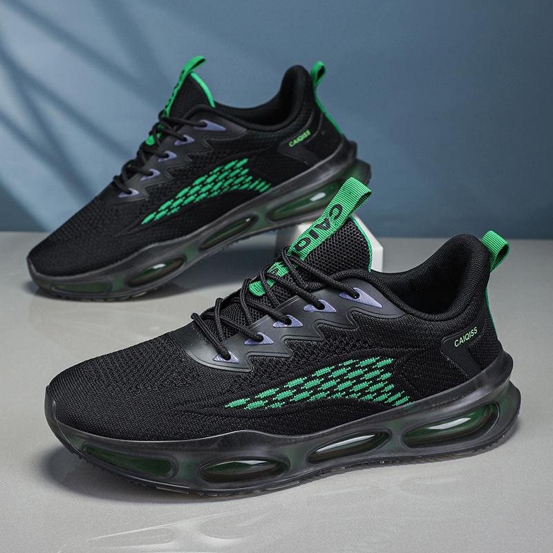 Men's sports shoes spring new fly-woven shoes fashion casual running shoes men's shoes