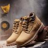 37-47 Large Size Foreign Trade Men's Martin Shoes Winter Fleece Warm Snow Boots Outdoor Hiking Tooling Shoes