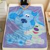 1 Manta de Franela con Estampado de Blue's Clues, Alta Calidad para Todas las Estaciones, Decoración del Hogar, Calidez y Comodidad, Perfecta para Regalos de Navidad