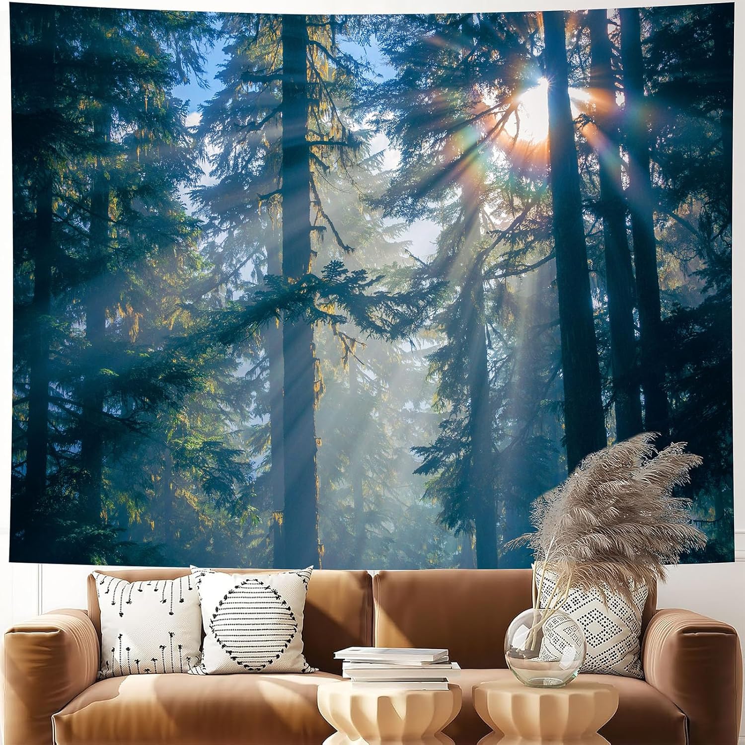 

Seven Chakra Meditation Zen Wall Tapestries for BedroomGalaxy Space Lotus Spiritual Wall Hanging Art Decor for Living Room Dorm 74x94cm(29x37in)