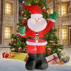 Zaino Babbo Natale Decorazione Natalizia Giocattoli Gonfiabili Con Luce LED Modello Gonfiabile 1.8M Regalo per le Feste Decorazione Interna Esterna