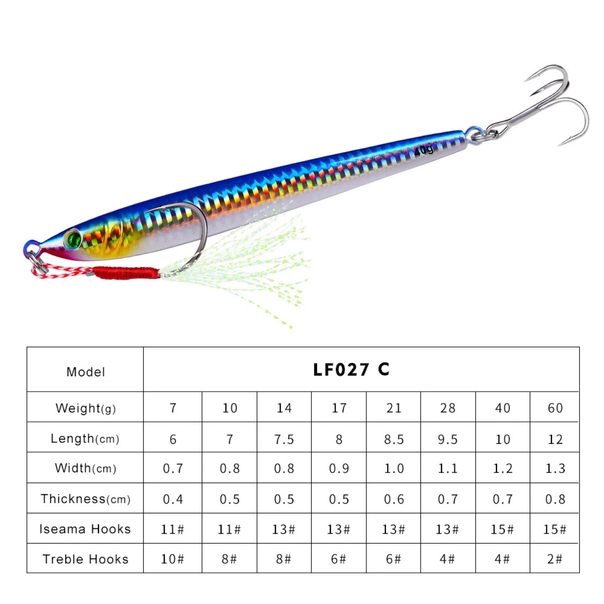 

Metal Lure Bionic Bait14gLong Casting Special Bass and Mandarin Fish Universal Freshwater and Saltwater Fishing Hard Bait 14G