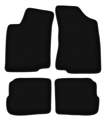 BASIC Black Velour Floor Mats For: Volkswagen Passat B4 Station Wagon, Sedan (1993-1997)