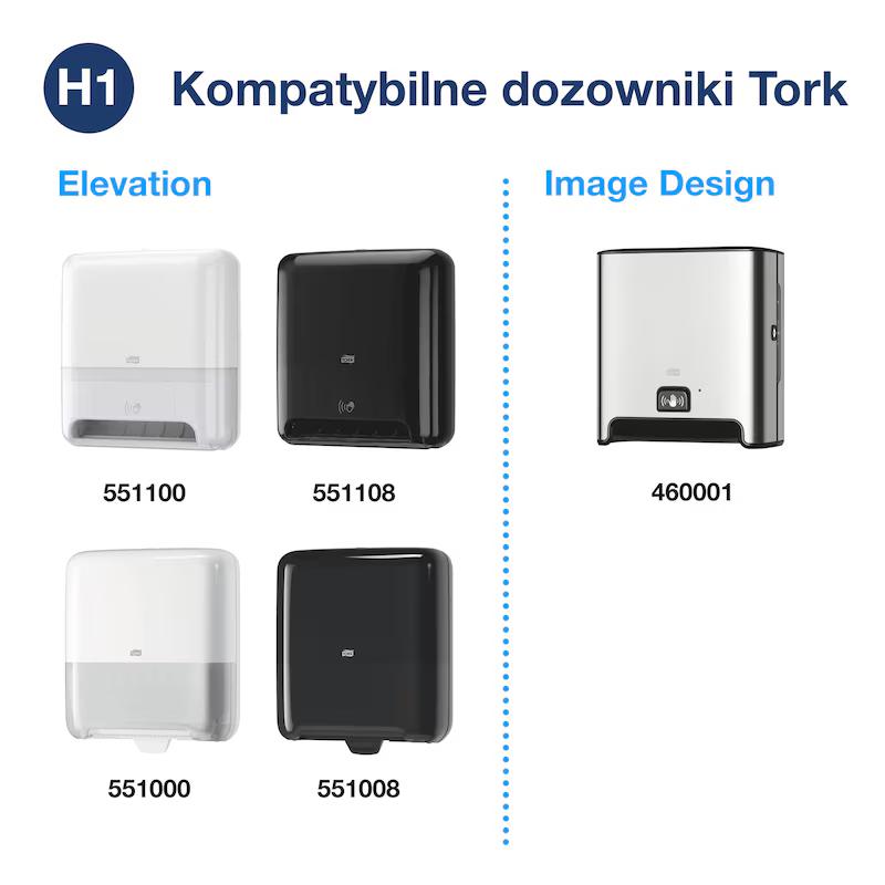 Tork Matic 290016 Extra Soft Paper Towel Roll H1 Premium White 6 Rolls Of 100