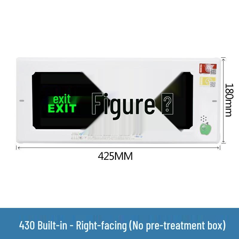 Pailide Embedded LED Emergency Exit Sign Light