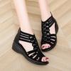 2024 Sommerschuhe Damen Sandalen Elegante Damen Keile Rom Schuhe Moderne Mode Marke High Heels 5cm D085