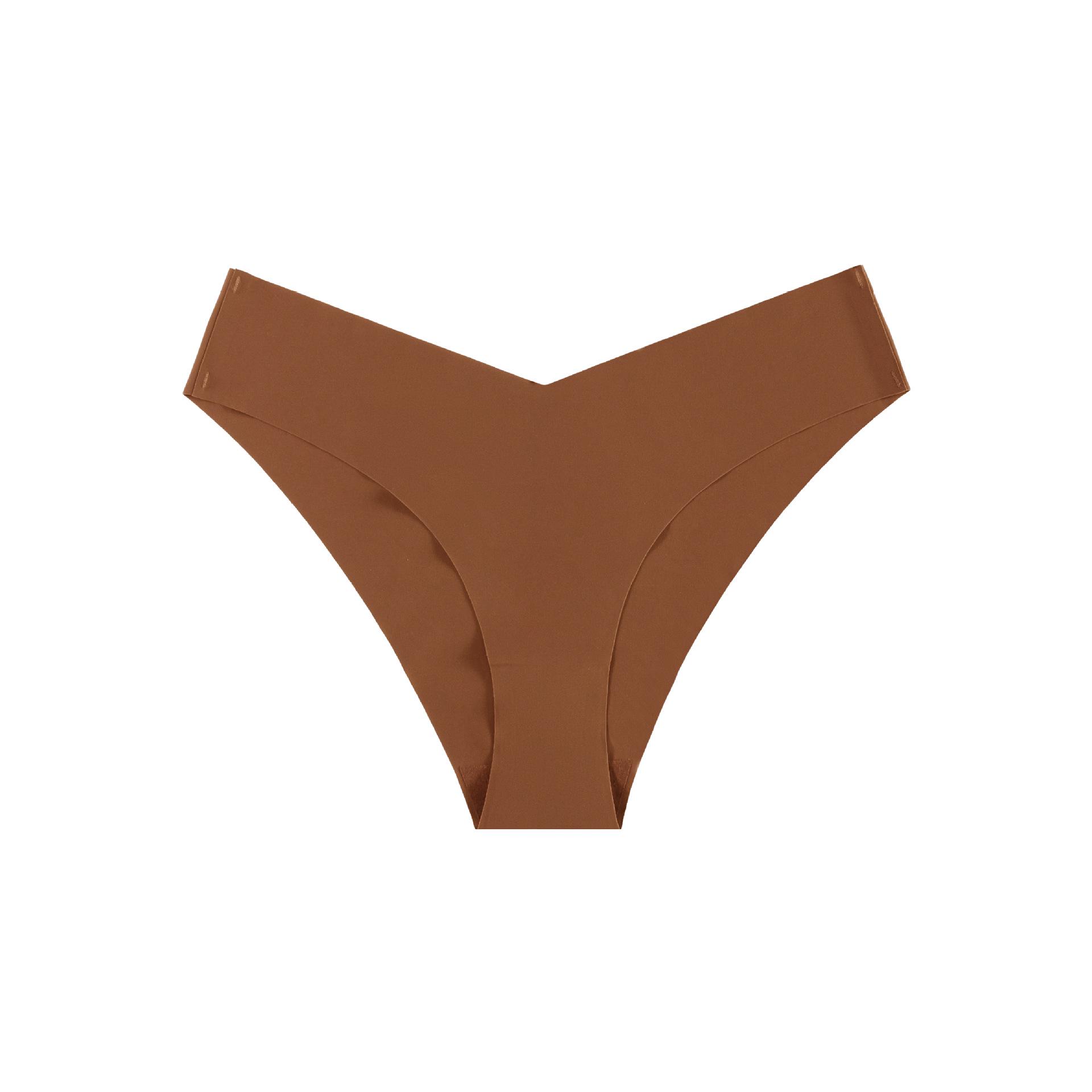 

Бесшовные трусы-слипы с низкой посадкой из ледяного шелка для женщин - Дышащие, быстросохнущие, ластовица из чистого хлопка, большие размеры, спортивное нижнее белье для йоги S