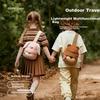 Germ Multifunctional Mini Kids Crossbody Bag Water-Resistant Lightweight Chest Bag Outdoor Travel Cocoa