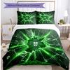 Portugal Football Printed Bedding 3 Piece Set Cozy Breathable Bed Cover Set As Housewarming Holiday Gift