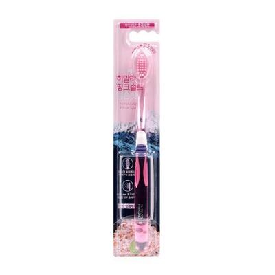 1 Toothbrush Containing Himalayan Pink Salt, Soft Ultra-fine Bristles (color Random)