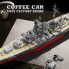 NEW German Warship Model Bricks Kit Military Battleship Building Blocks WW2 Cruiser Boat Submarine Assembly Toys Adult Kids Gift