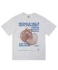 MATCHGLOBE Peaches Oversized Tee (Light Melange)