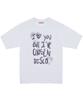 HIGH SCHOOL DISCO Lettering Print T-Shirt_White