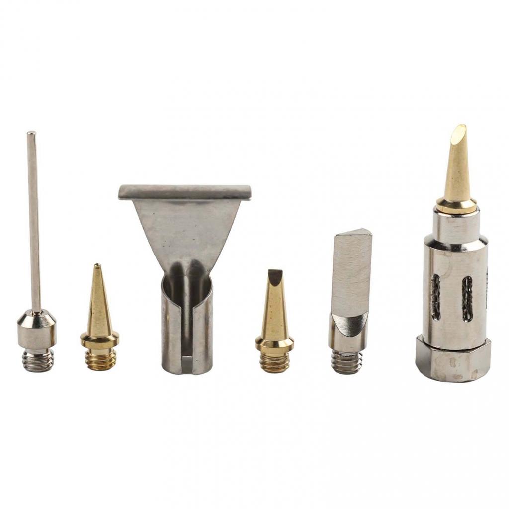 6PCS Pen Type Gas Torch Head Soldering Iron Tip Welding Tool Soldering Irons