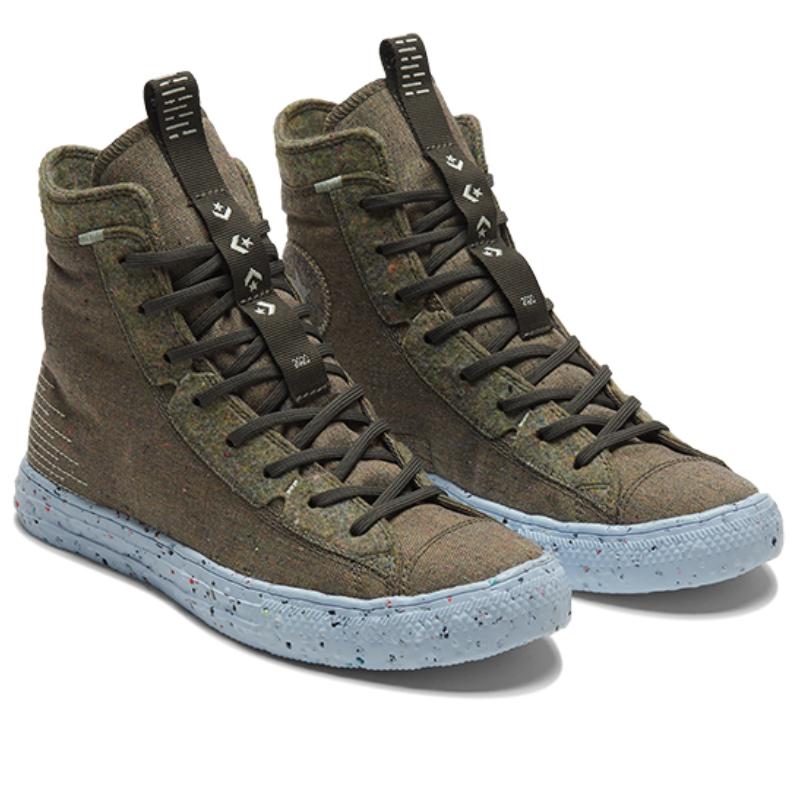 Converse All Star Crater Chuck Taylor Trendy Comfortable and Versatile High-Top Espadrilles Unisex Chartreuse