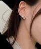 Korean Retro Multi-Circle Metal Stud Earrings for Women - Simple, Versatile, and Stylish Jewelry