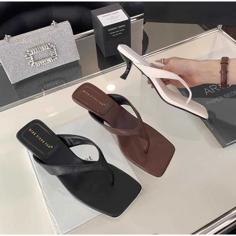 Fashion Female Summer Sexy Heels Sandals Slides Ladies Shoes Fashion Women Pumps Flip Flops Luxury High Heels Slippers Shoes