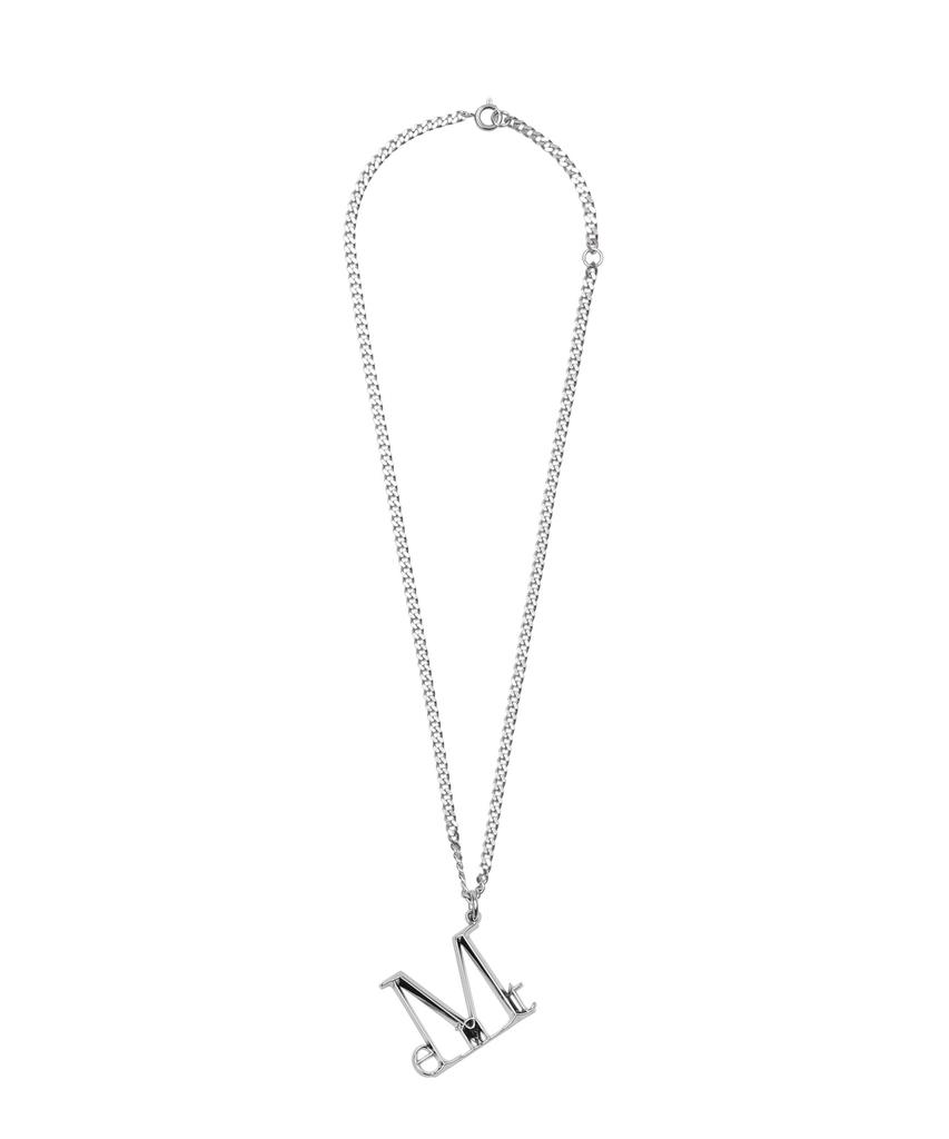 Mucent Lumet Metal Logo Necklace Unisex