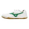 Mizuno Chaussures de Badminton d'Intérieur Durables à Tige Basse pour l'École Unisexe sneaker Blanc Vert 29KV13035