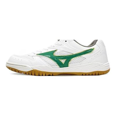 Schul-Indoor-Haltbare Low-Top-Badmintonschuhe Unisex-Sneaker Weiß Grün 29KV13035
