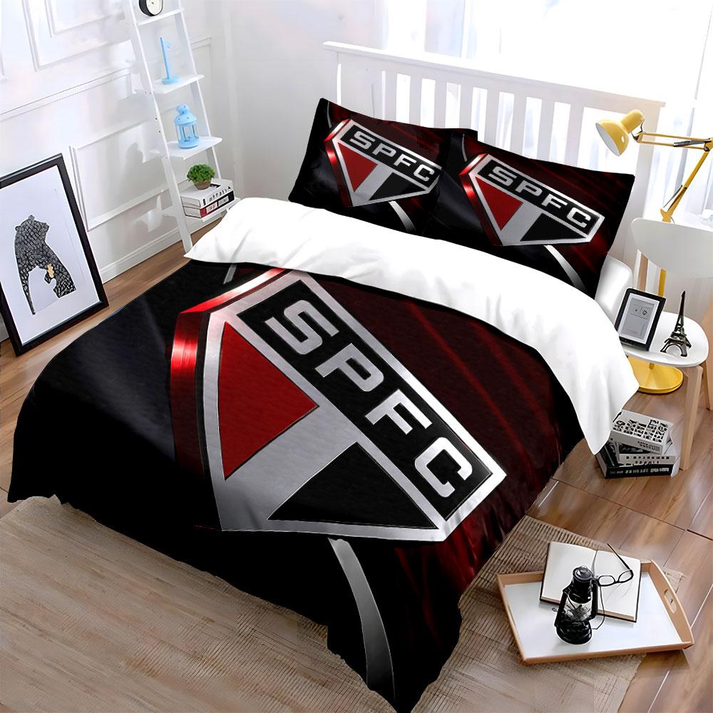 "SPFC Logo Bedding Set" Bedding Duvet Cover Set Duvet Cover Pillowcases (1 * Duvet Cover 2 * Pillowcases, Without Duvet Insert)