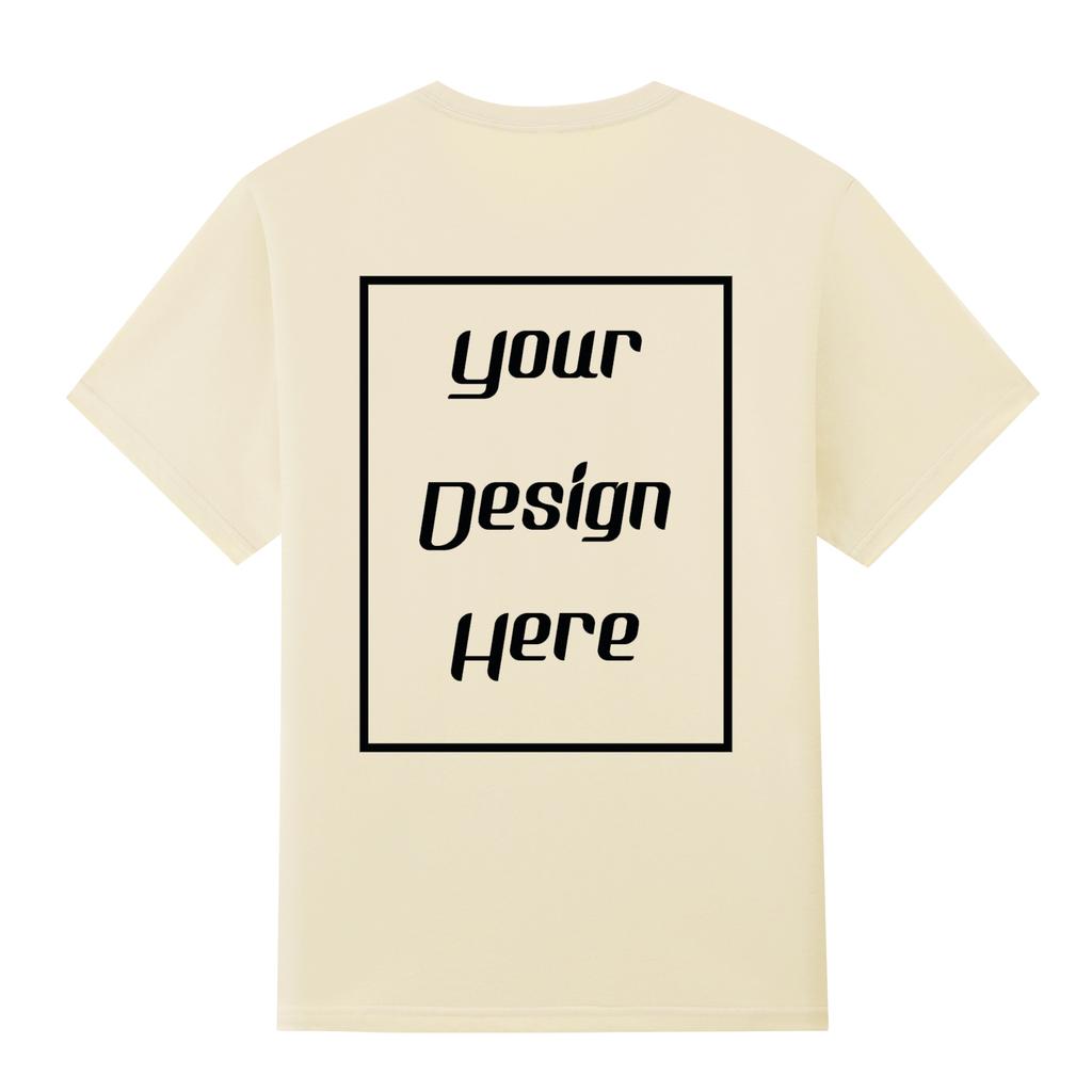 Streetwear Customized Pattern Print T-Shirt Harajuku Casual O Neck Short Sleeves Men Women Cotton T-Shirt