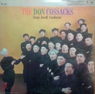 LP Record DON KOSAKEN CHOR SERGE JAROFF - The Don Cossacks ML5296 Columbia Canada Folk Used