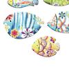 5 Pièces Poisson en Bois Décor Mural Nautique Rustique Suspendu Art Mural Plage Thème Océanique Côtiers Ornements pour Maison de Lac Salle de Bain Chambre