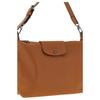 Longchamp Le Pliage Xtra Brand Logo Adjustable Detachable Leather Hobo Bag Women Shoulder Bag Brown 10189987M19