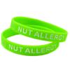 Peanut Allergy Warning Silicone Bracelet