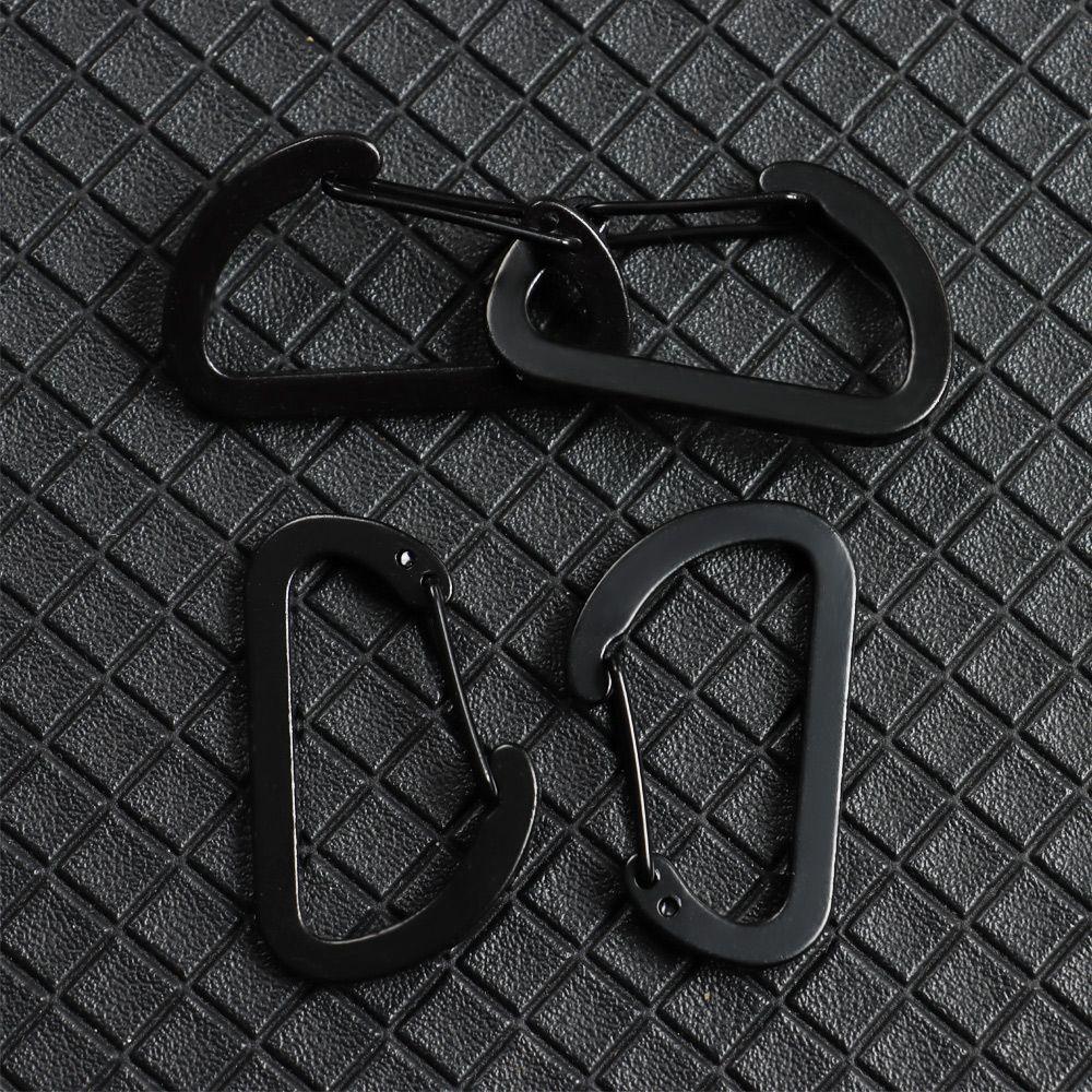 1/4/8pcs Aluminum Alloy Outdoor Packback Buckles Water Bottle Hooks Snap Clip Keychain D Carabiner